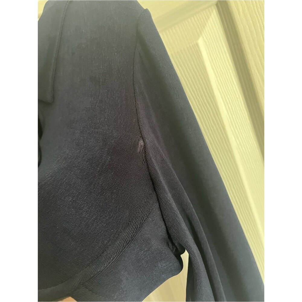Mirror Palais Navy Underwire Polo Top Long Sleeve size XXL - Picture 5 of 9